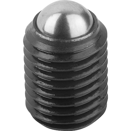 Ball-End Thrust Screw Without Head, Form:A M08X1, L1=21,2, Comp:Steel